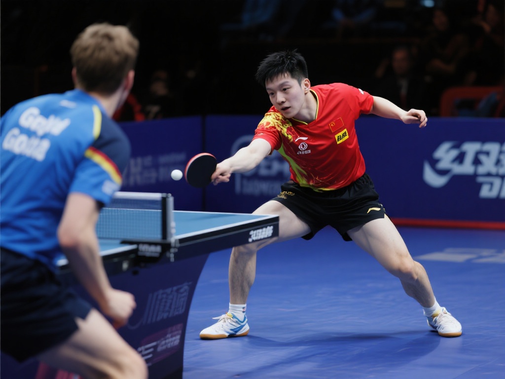 林高远力克格罗特 挺进男单16强 林高远的表现无疑是这场比赛的最大看点。作