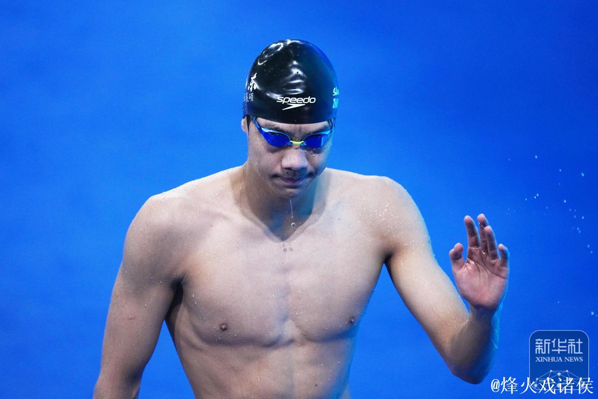 全运会男子1500米自由泳 山东选手张展硕获得冠军