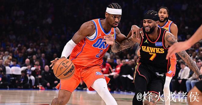 亚历山大39+6沃克30+5 雷霆力克老鹰致其7连败